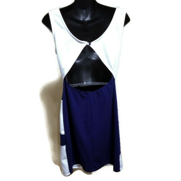 Papaya Cute Cocktail Club Dress Cutout Back Design - Picture 2 of 5